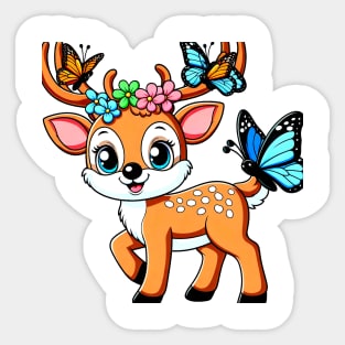 Cute Deer Sticker